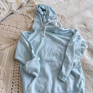 Frame Denim Light Blue Hoodie